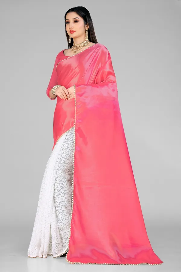 Embellished_Bollywood_Satin_Half_Half_Saree
