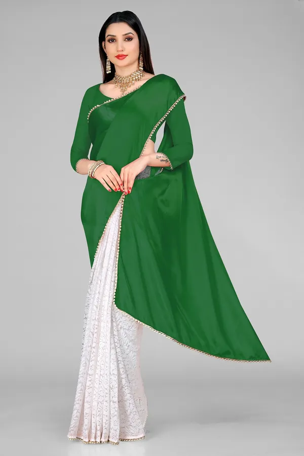 Embellished_Bollywood_Satin_Half_Half_Saree