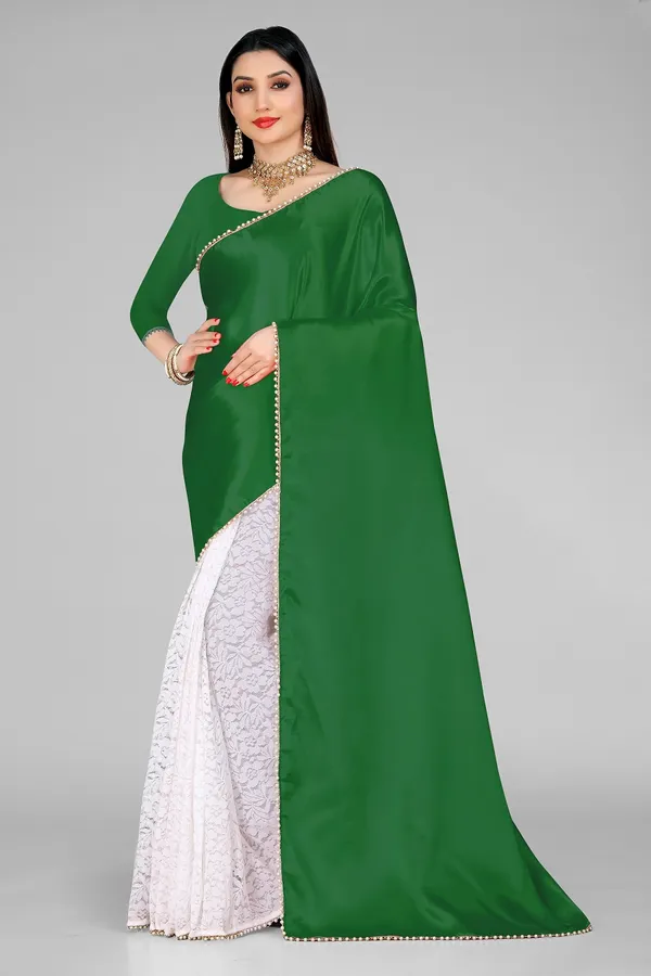 Embellished_Bollywood_Satin_Half_Half_Saree
