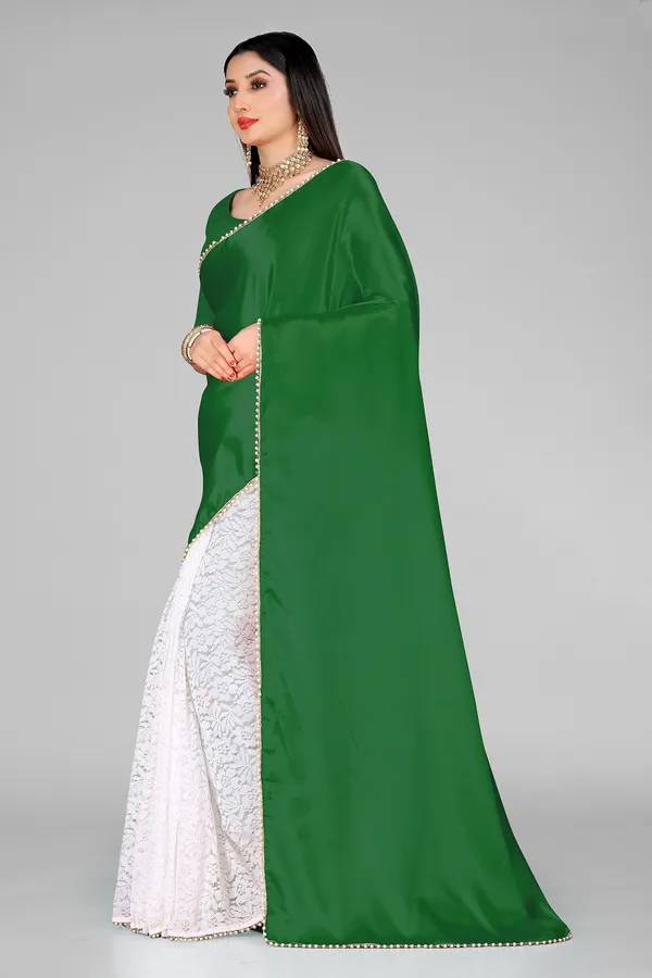 Embellished_Bollywood_Satin_Half_Half_Saree
