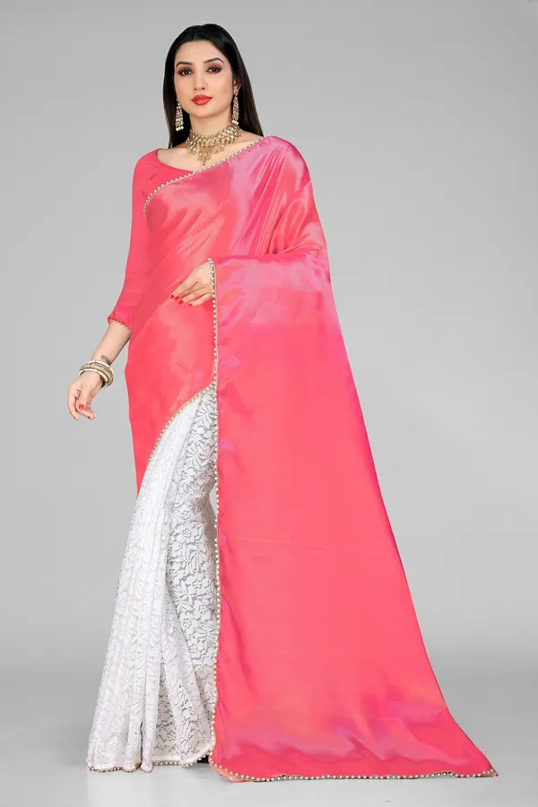 Embellished_Bollywood_Satin_Half_Half_Saree