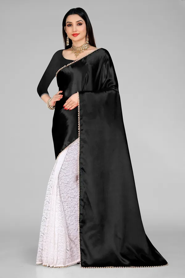 Embellished_Bollywood_Satin_Half_Half_Saree