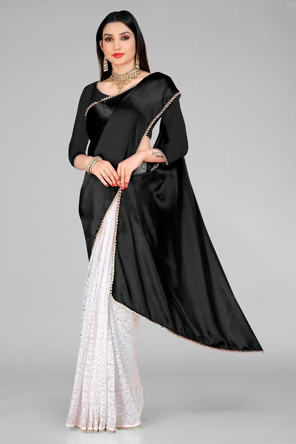 Embellished_Bollywood_Satin_Half_Half_Saree