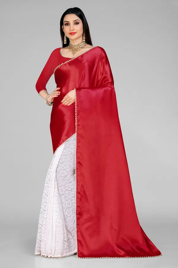 Embellished_Bollywood_Satin_Half_Half_Saree