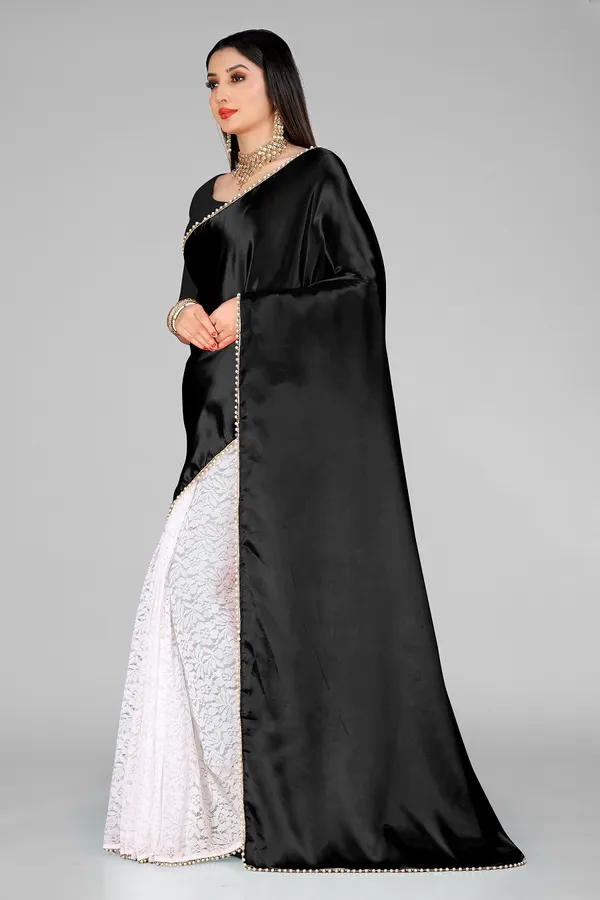 Embellished_Bollywood_Satin_Half_Half_Saree