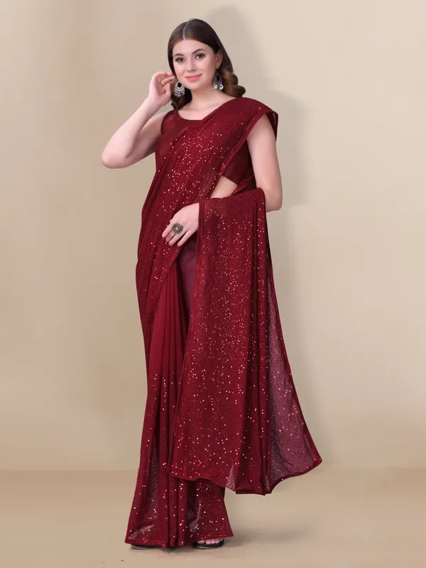 Fancy_Sequnse_Partywear_Saree