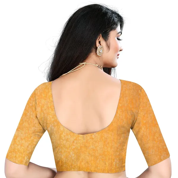 Handloom_Linen_Saree_with_Unstitched_Blouse