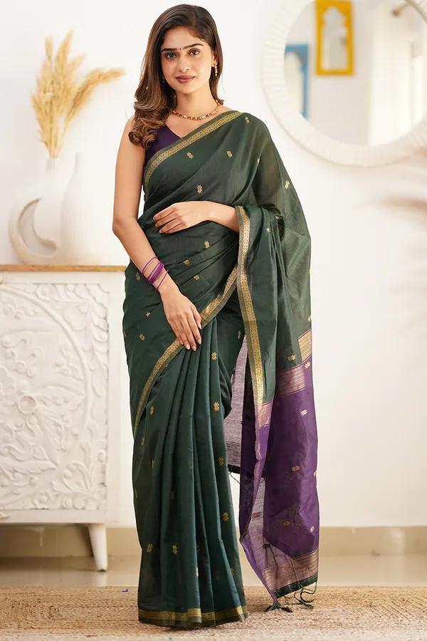Cotton_Silk_Saree_with_Unstitched_Blouse