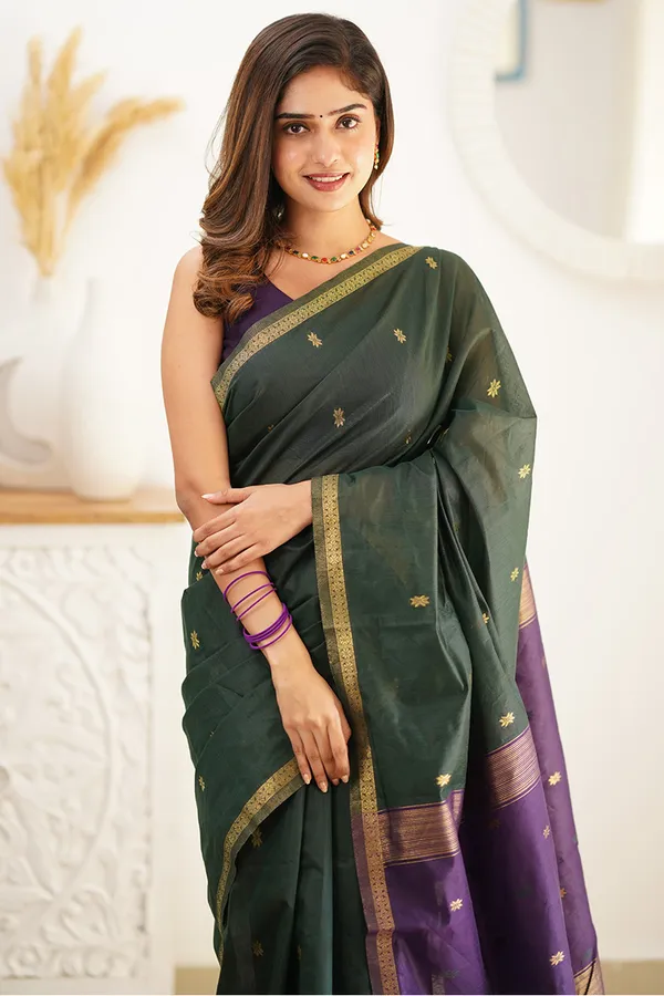 Cotton_Silk_Saree_with_Unstitched_Blouse