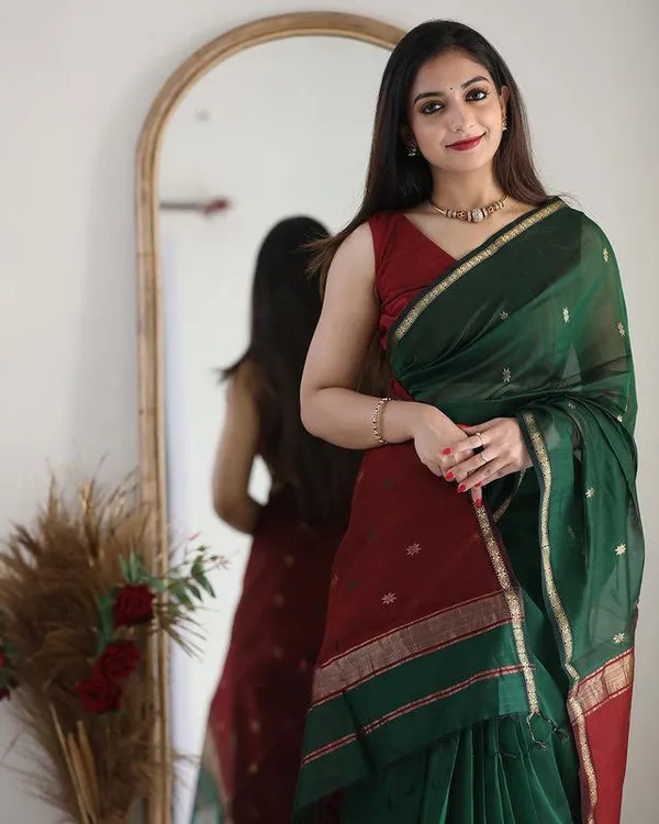 Cotton_Silk_Saree_with_Unstitched_Blouse