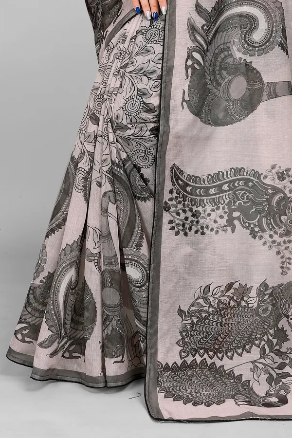 Handloom_Linen_Saree_with_Unstitched_Blouse