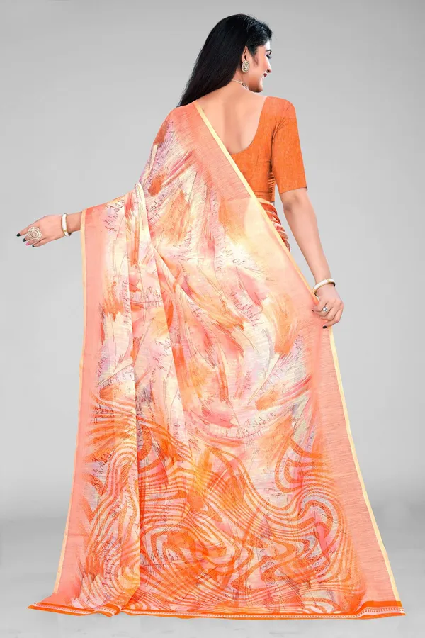 Handloom_Linen_Saree_with_Unstitched_Blouse
