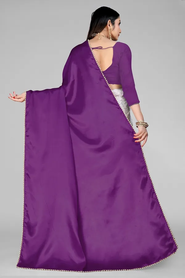 Embellished_Bollywood_Satin_Saree