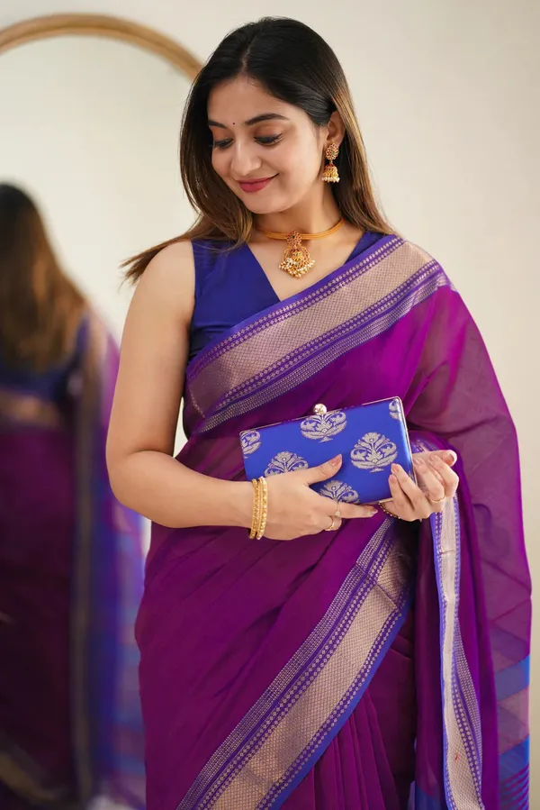 Cotton_Silk_Saree_with_Unstitched_Blouse