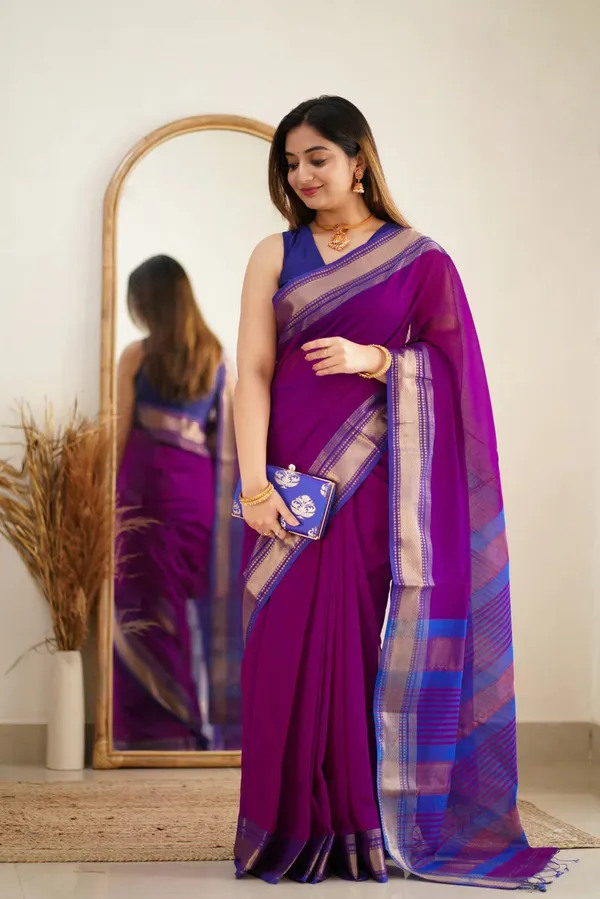 Cotton_Silk_Saree_with_Unstitched_Blouse