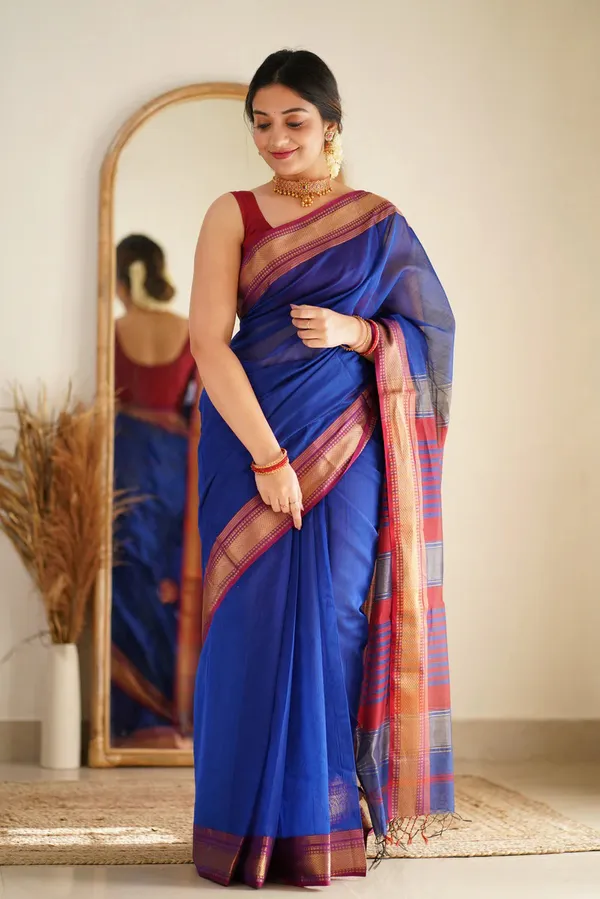 Cotton_Silk_Saree_with_Unstitched_Blouse
