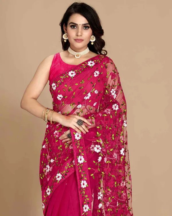 Rani_Net_Applique_Bollywood_Saree_For_Women