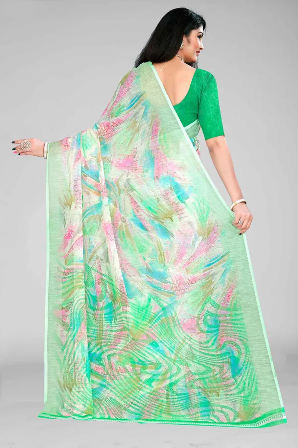 Handloom_Linen_Saree_with_Unstitched_Blouse