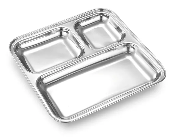 Heavy_Duty_Stainless_Steel_Square_Small_Dinner_Plate_with_3_Sections_Divided_Mess_Trays_for_Kids_Lunch,_Pav_Bhaji_Plate,_Camping,_Events_&_Every_Day_Use_Partition_Plate_Kitchenware_(Set_of_6)