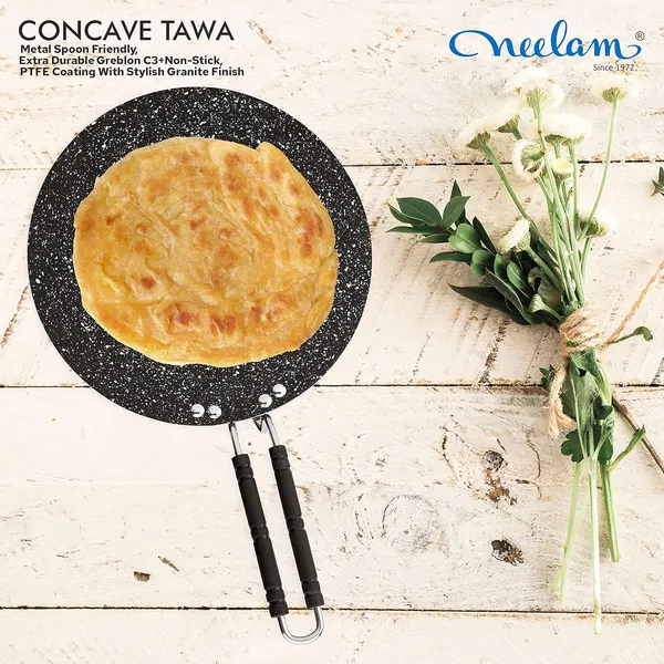 Non_Stick_Concave_Tawa,_4mm,__5_Layer_Safelon_Coat,_28_cms