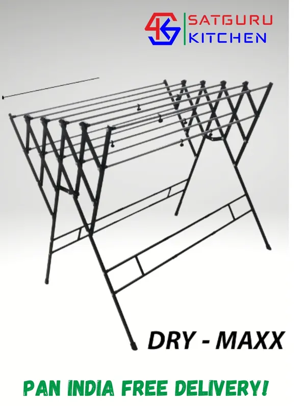 Zig_Zag_Cloth_Drying_Stand_Powder_Coated_Drymaxx_|_Heavy_Duty|_Size-Jumbo