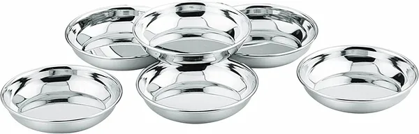 Halwa_Plate_PRM_Set_of_6,_Stainless_Steel