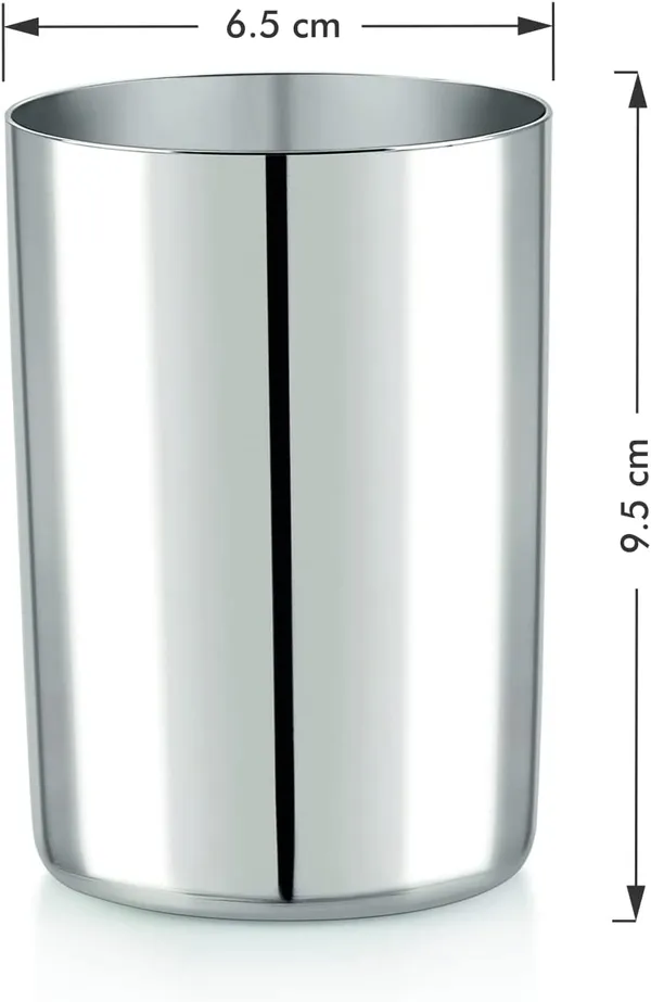 Amrapali_Glass_Set_of_6,_300_ml,_Silver,_Stainless_Steel,_22G_Prm