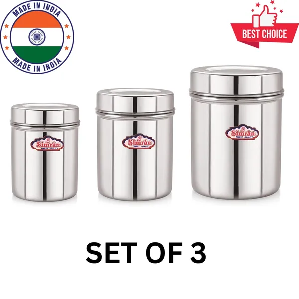 Simran_Stainless_Steel_Deep_Dabba_/_Coffee_Dabba_/__Snacks_Container_Set_of_3