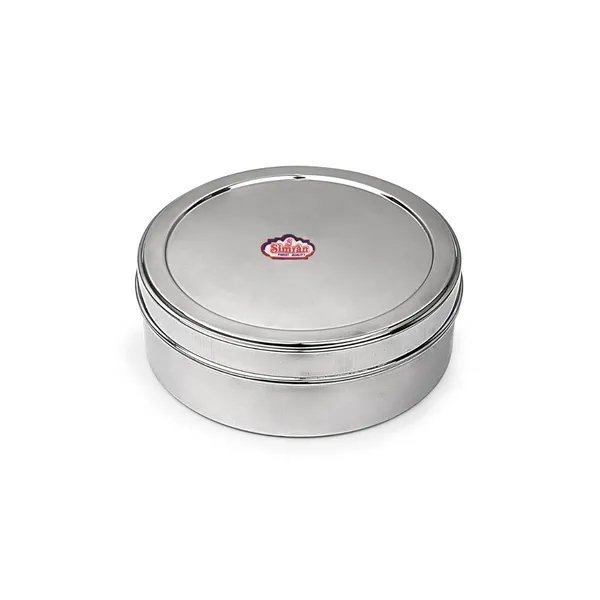 Simran_Stainless_Steel_Masala_Dabba/Spice_Box_with_Plain_Lid,_7_Containers_and_1_Small_Spoon_Big