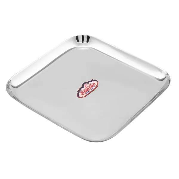 Simran_Stainless_Steel_Square_Dinner_Plates_|_Steel_Plates_for_Lunch_|_Bhojan_Thali_|_High_Grade_Steel_Plates_Set_of_6_|_Mirror_Finish,_BPA_Free_Square_Plates__No.3