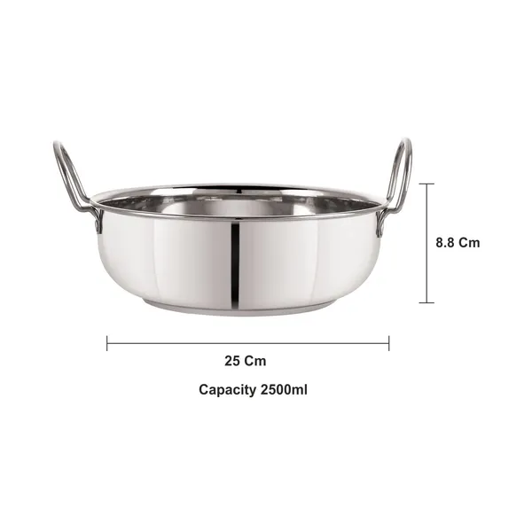 Neelam_Stainless_Steel_14_22G_Induction_Bottom_Kadai,_2500_ml
