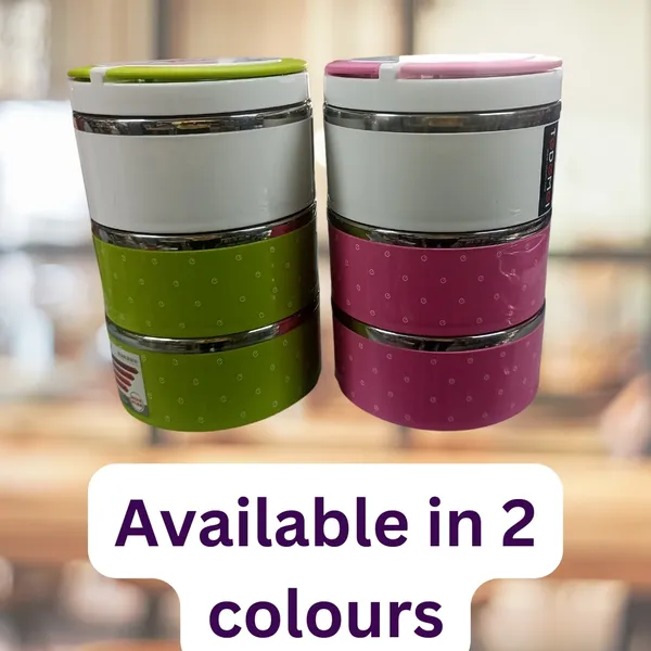 TEDEMEI_3_Layer_Lunch_Box_Handheld_Tiffin_Leak_Proof_Insulated_Thermal_Container_for_School_Office_use_-_Multi_Color_-_[Premium_Edition]_(Stainless_Steel)