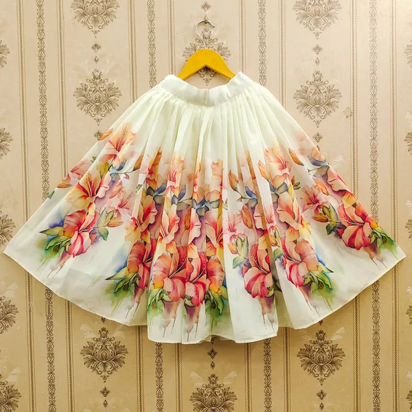 Yellow_Georgette_Silk_Ruffle_Sleeve_Top_and_Printed_Lehenga_Choli_Set