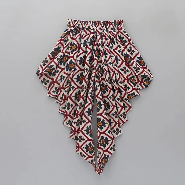 Maroon_Cotton_Blend_All_Over_Print_Top_and_Dhoti_Set