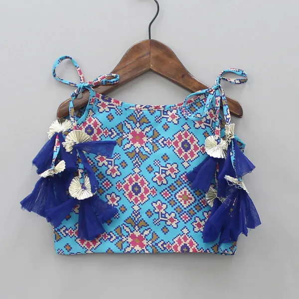 Blue_Cotton_Blend_All_Over_Print_Top_and_Dhoti_Set
