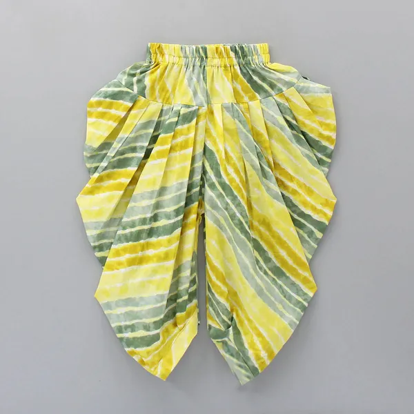 Yellow_Cotton_Blend_Printed_Dhoti_Kurta_Set