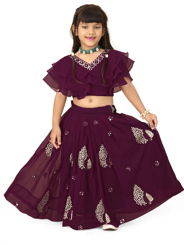 Purple_Ethnic_Wear_Georgette_Lehenga_Choli_Set_For_Girls
