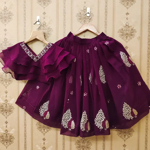 Purple_Ethnic_Wear_Georgette_Lehenga_Choli_Set_For_Girls