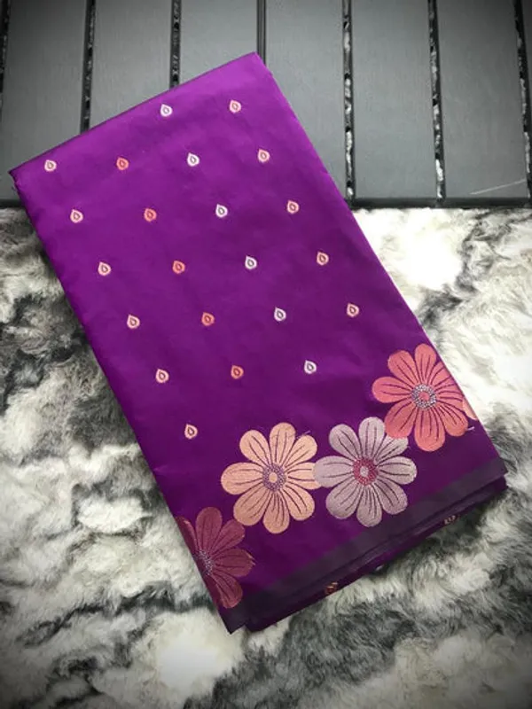Wine_Banarasi_Silk_Traditional_Wear_Saree