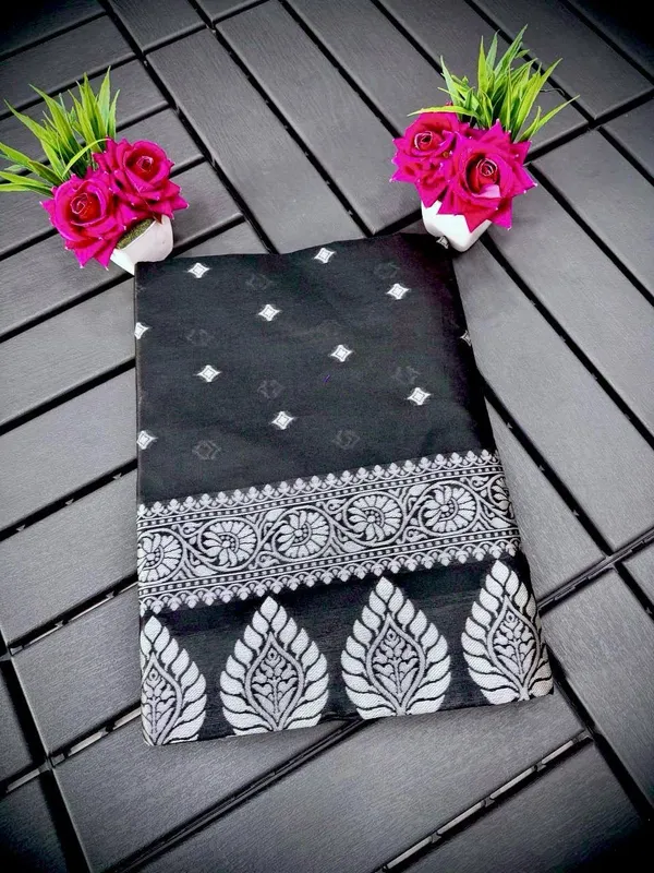 Black_Banarasi_Silk_Traditional_Wear_Saree
