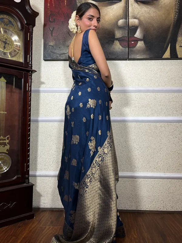 Blue_Banarasi_Silk_Traditional_Wear_Saree