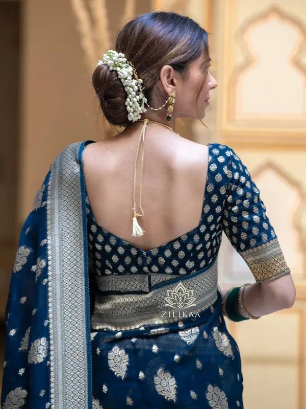 Blue_Banarasi_Silk_Traditional_Wear_Saree