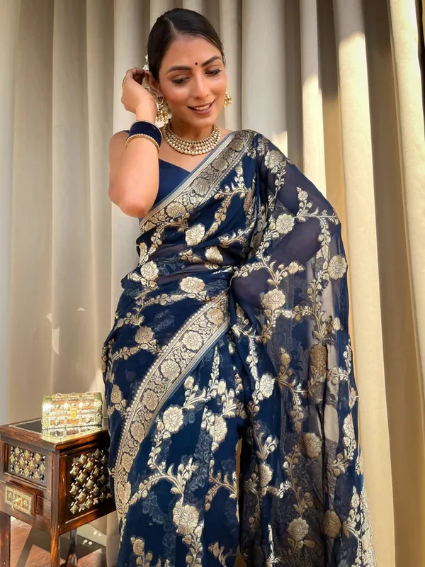 Blue_Banarasi_Silk_Traditional_Wear_Saree