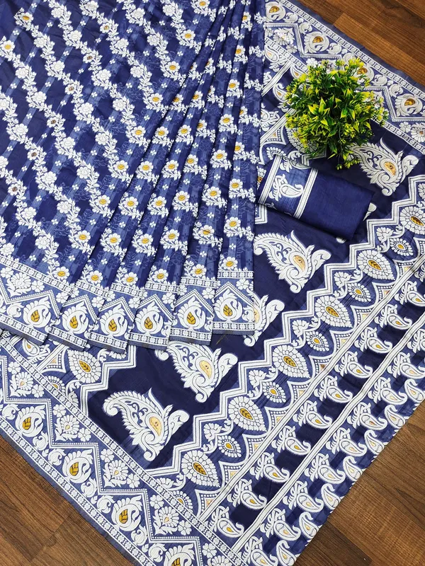 Blue_Banarasi_Silk_Traditional_Wear_Saree