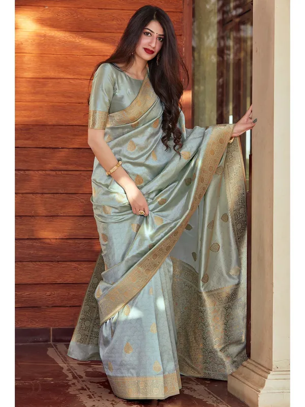 Firoji_Banarasi_Silk_Traditional_Wear_Saree