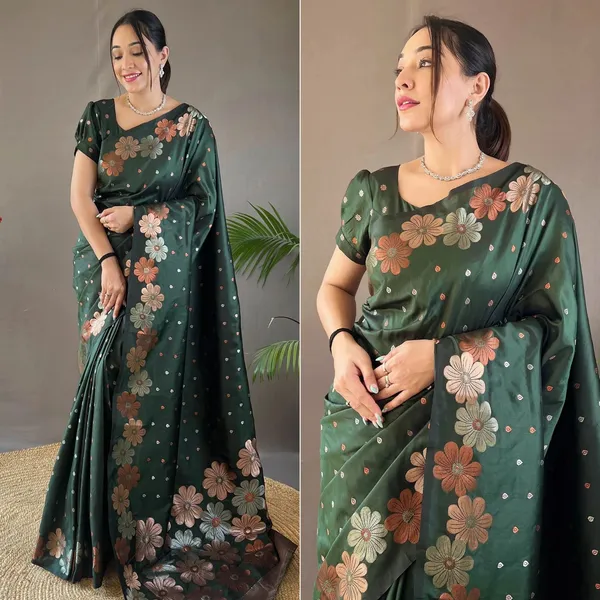 Green_Banarasi_Silk_Traditional_Wear_Saree
