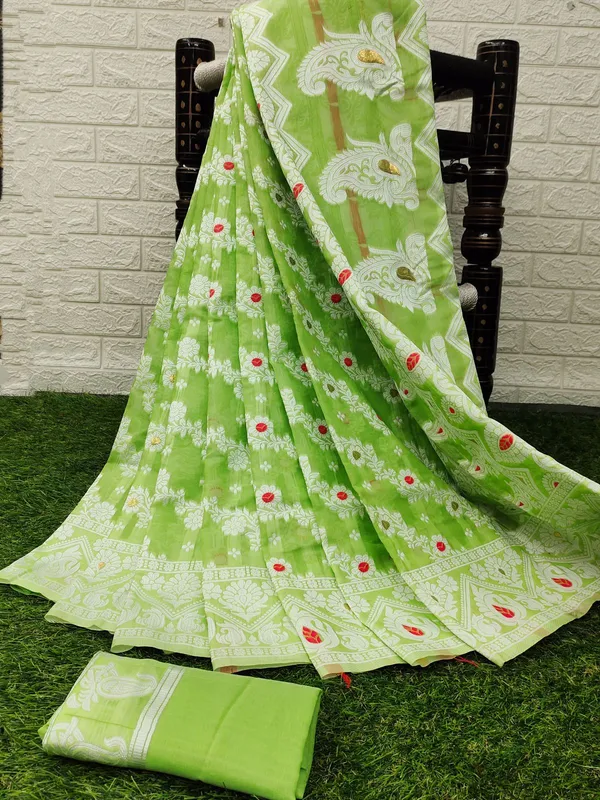 Pista_Banarasi_Silk_Traditional_Wear_Saree