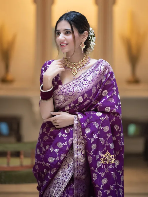 Purple_Banarasi_Silk_Traditional_Wear_Saree