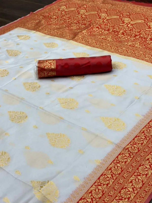 White_Banarasi_Silk_Traditional_Wear_Saree