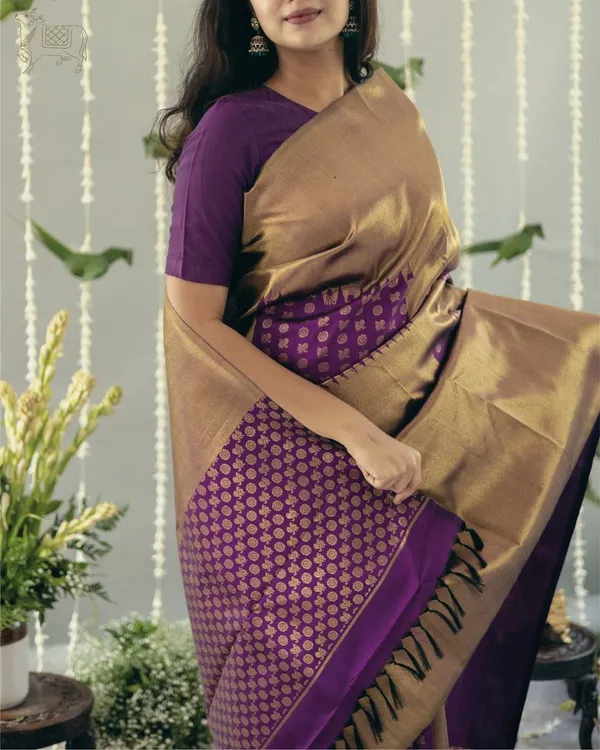 Wine_Banarasi_Silk_Traditional_Wear_Saree